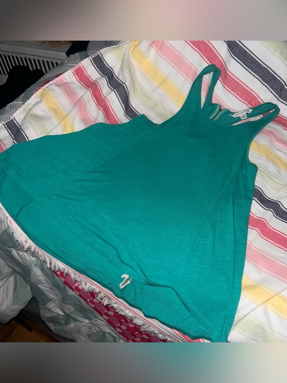 🩵 American Eagle Teal Flowy Tank Top ✨🌸